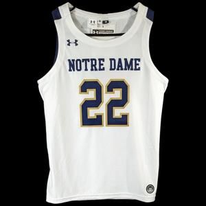 Notre Dame Basketball Jersey Womens Small #22 White New Under Armour NCAA